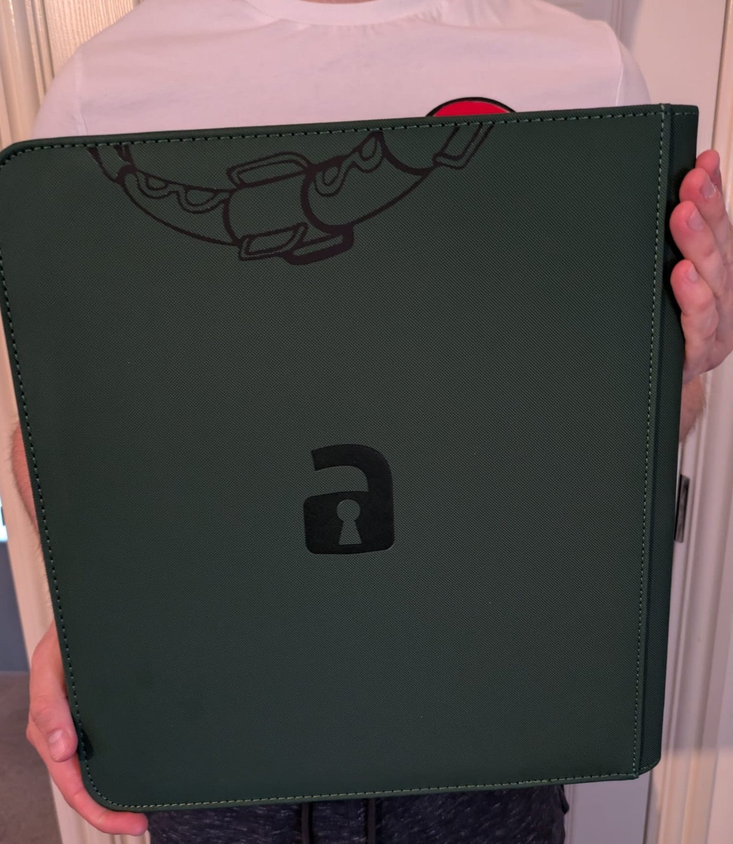 Custom Made Vault X 12 Pocket Green Zip Binder / Folder for TCG collection – Evolving Skies Rayquaza Edition