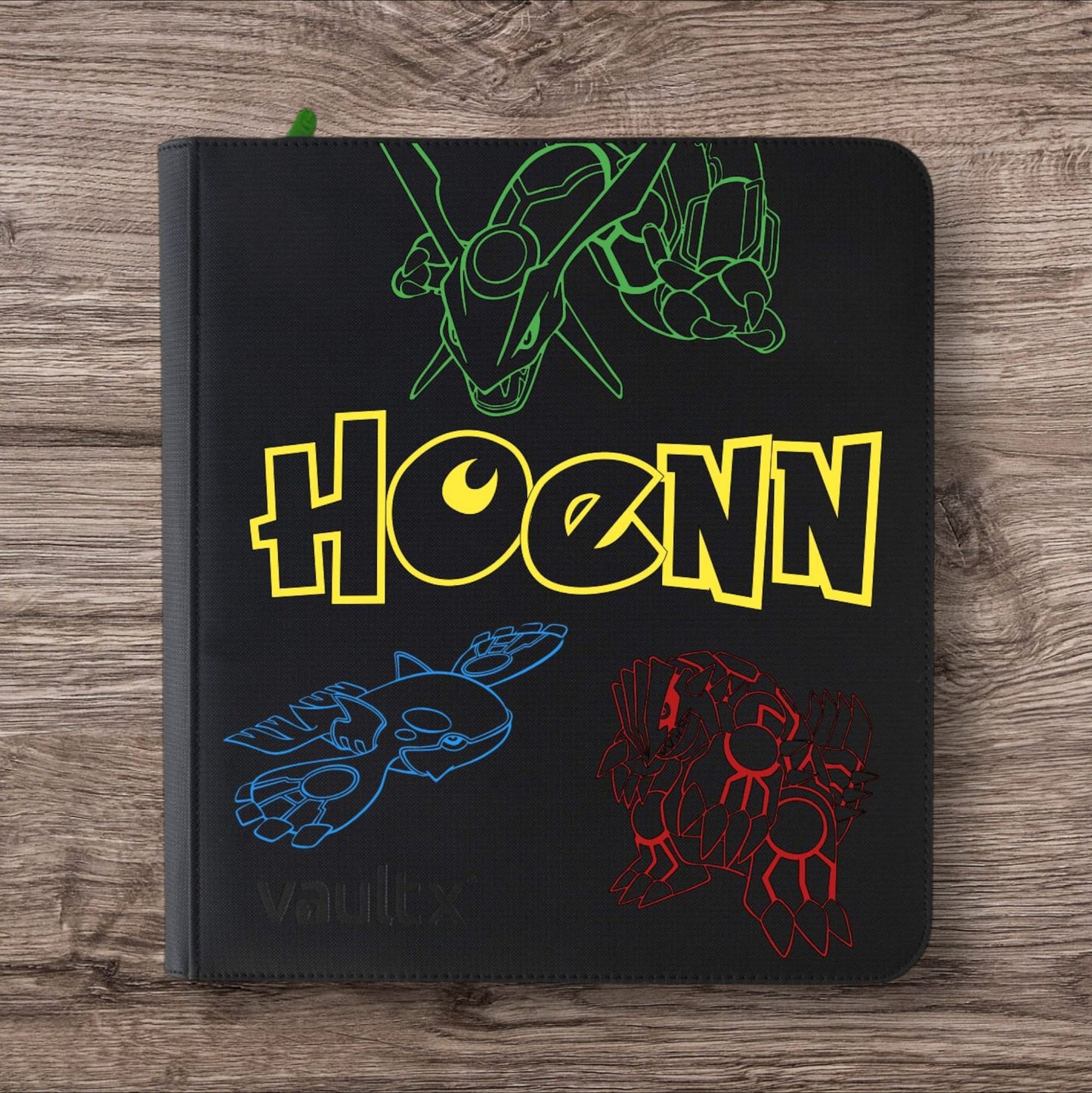 Custom Made Mintkeeper 9 Pocket Black Toploader Binder / Folder for TCG collection – Hoenn