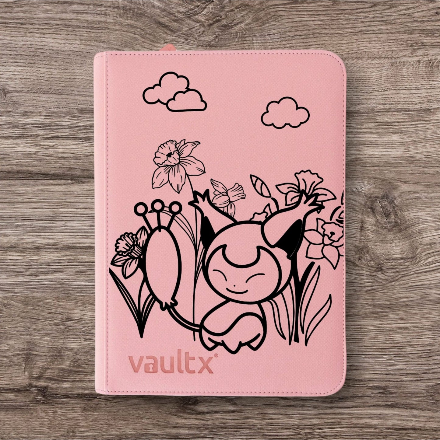 Custom Made Vault X 9 Pocket Pink Zip Binder / Folder for TCG collection – Skitty