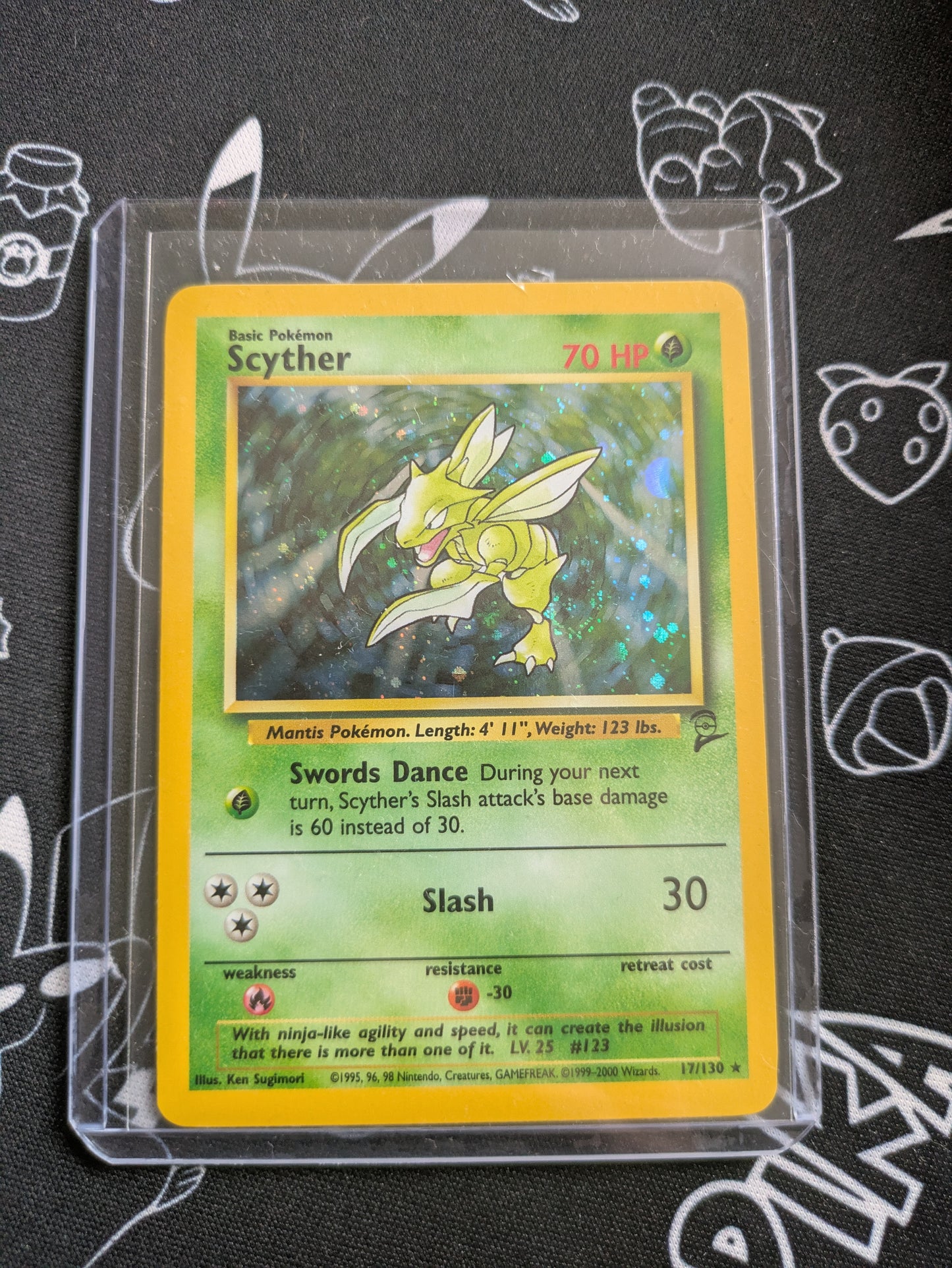 Scyther Base Set 2 Holo 17/130 - Pokemon TCG Card