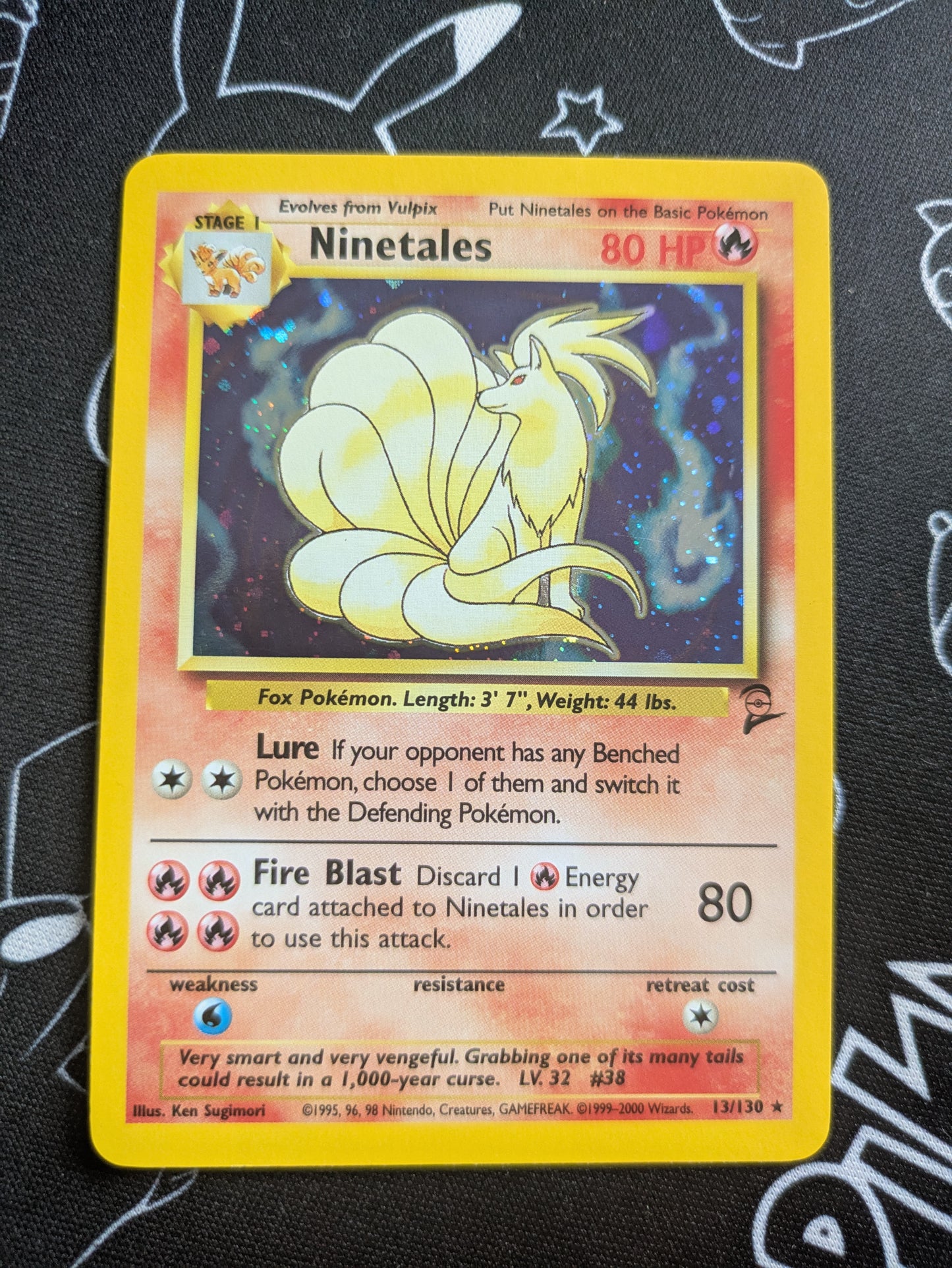 Ninetails Base Set 2 Holo 13/130 - Pokemon TCG Card
