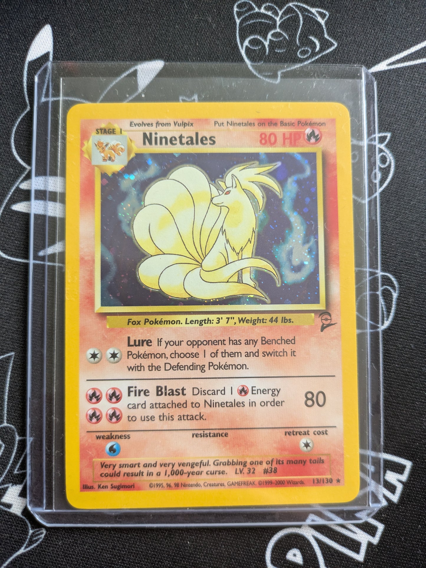 Ninetails Base Set 2 Holo 13/130 - Pokemon TCG Card