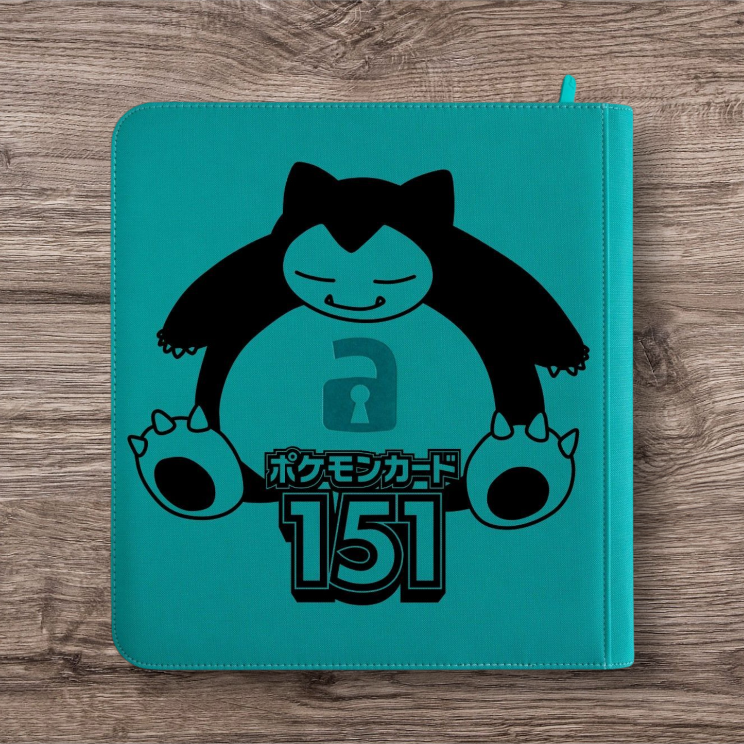 Custom Made Vault X 12 Pocket Oceon Blue Zip Binder / Folder for TCG collection – 151 English & Japanese