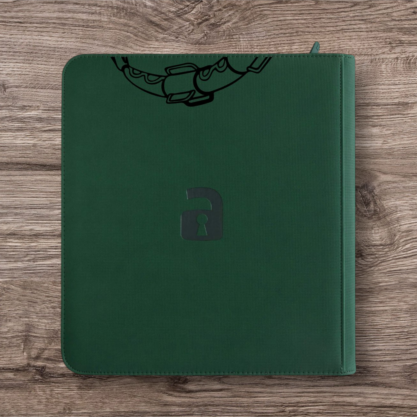 Custom Made Vault X 12 Pocket Green Zip Binder / Folder for TCG collection – Evolving Skies Rayquaza Edition