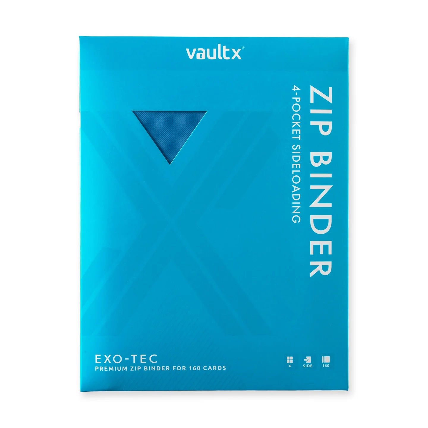 Custom Made Vault X 4 Pocket Neon Blue Zip Binder / Folder for TCG collection – Riolu