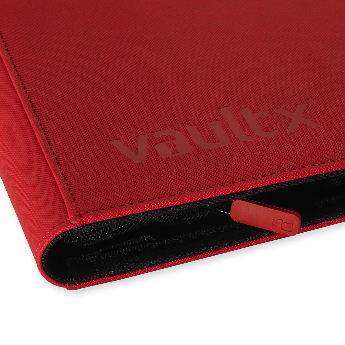 Custom Made Vault X 9 Pocket Red Zip Binder / Folder for TCG collection – Destined Rivals Mewtwo & Giovanni Edition