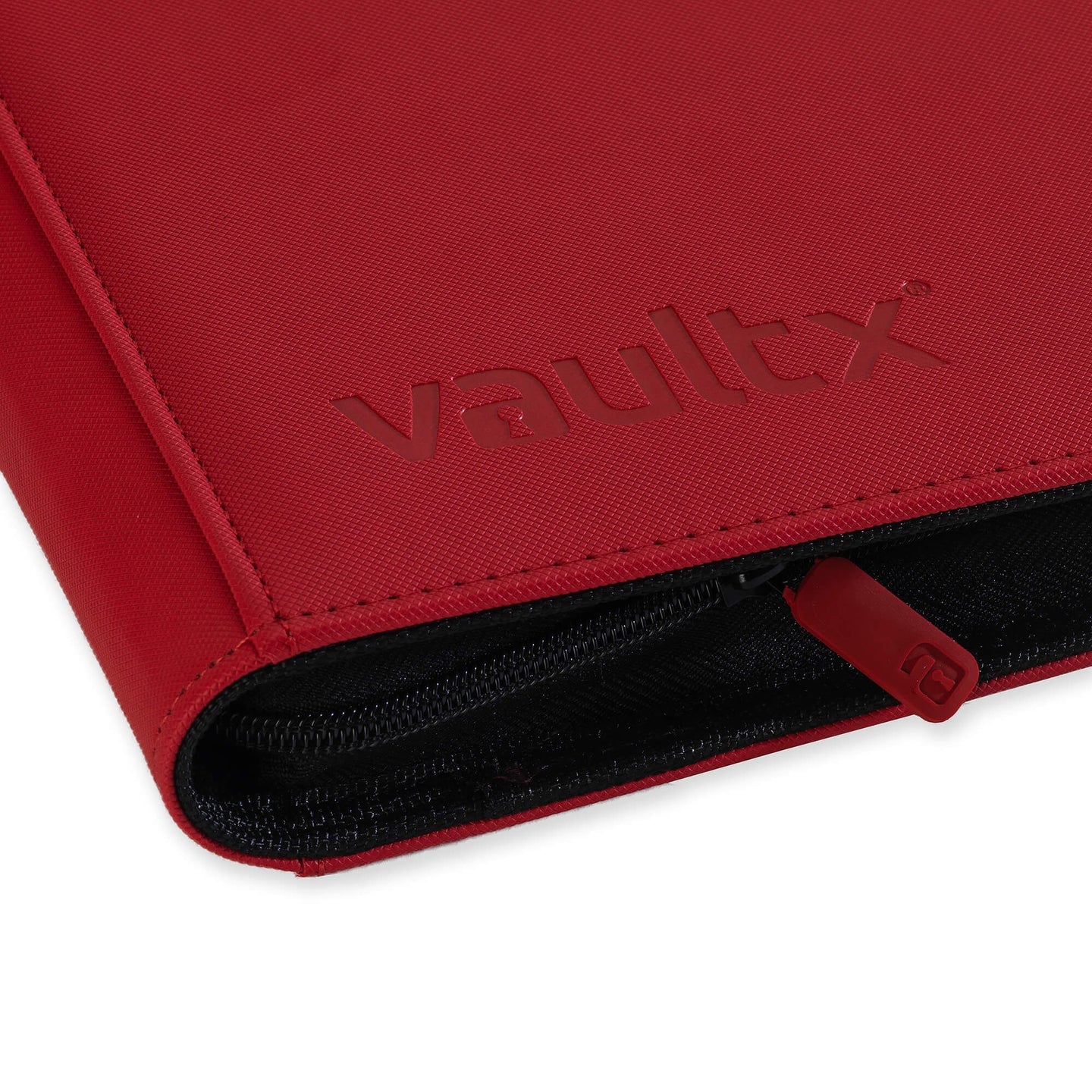 Custom Made Vault X 12 Pocket XL Red Zip Binder / Folder for TCG collection – Base Set