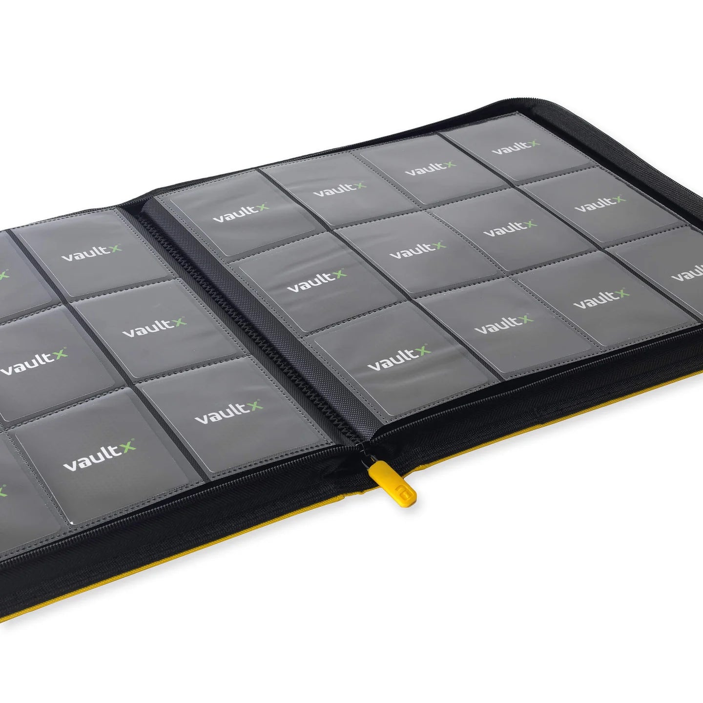 Custom Made Vault X 12 Pocket Yellow Zip Binder / Folder for TCG collection – Mega Dreams Mega Dragonite Edition