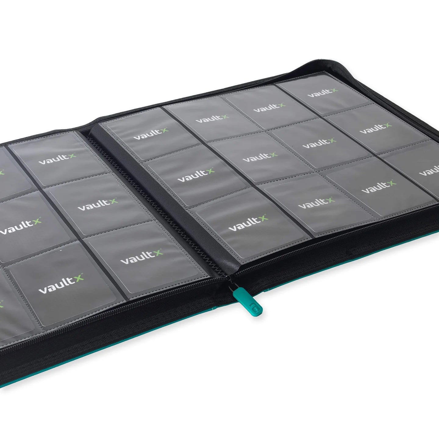 Custom Made Vault X 12 Pocket Oceon Blue Zip Binder / Folder for TCG collection – Ascended Heroes Mega Dragonite