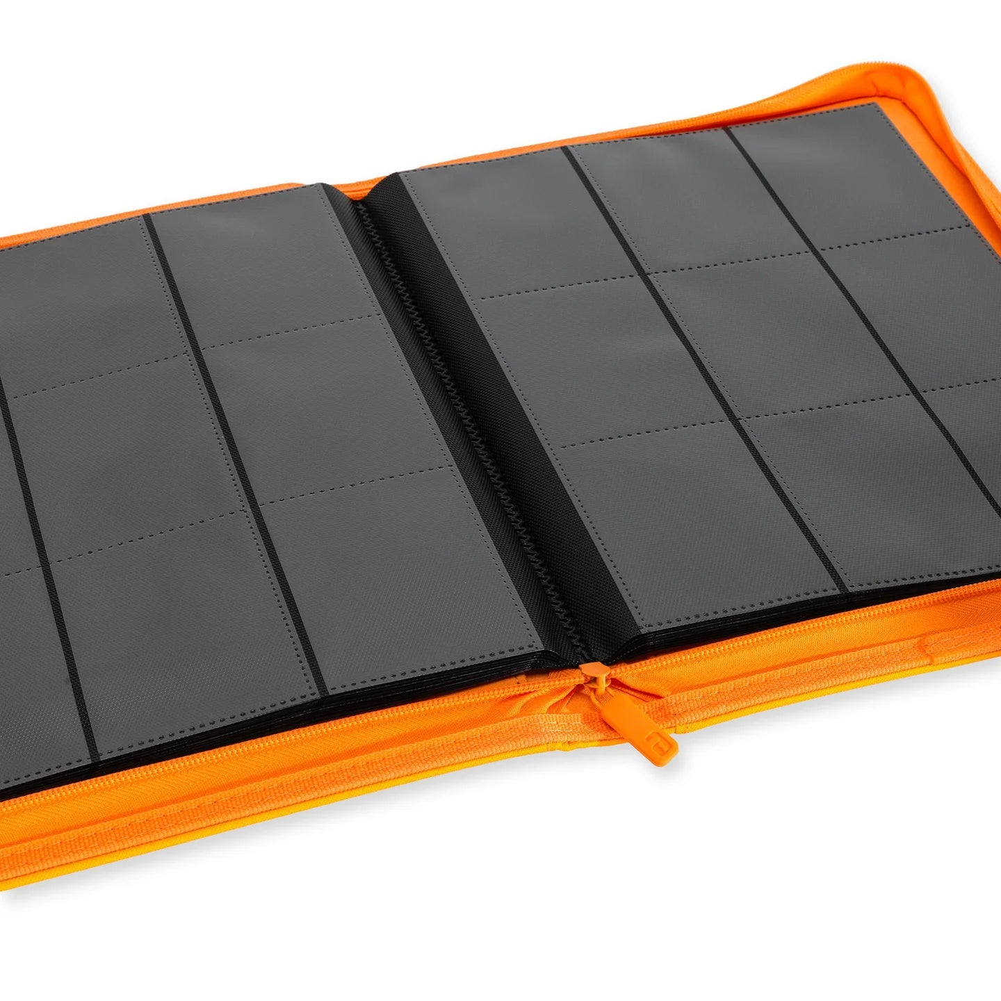 Custom Made Vault X 9 Pocket Neon Orange Zip Binder / Folder for TCG collection – Trick or Trade Halloween Mimikyu Edition