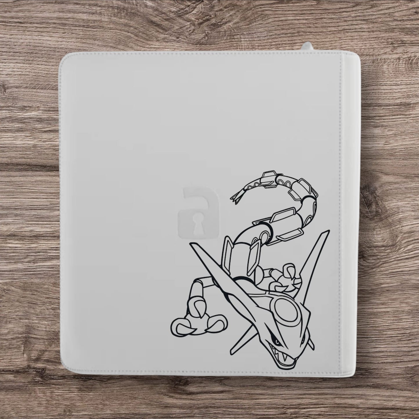 Custom Made Vault X 12 Pocket White Edition Zip Binder / Folder for TCG collection – Evolving Skies