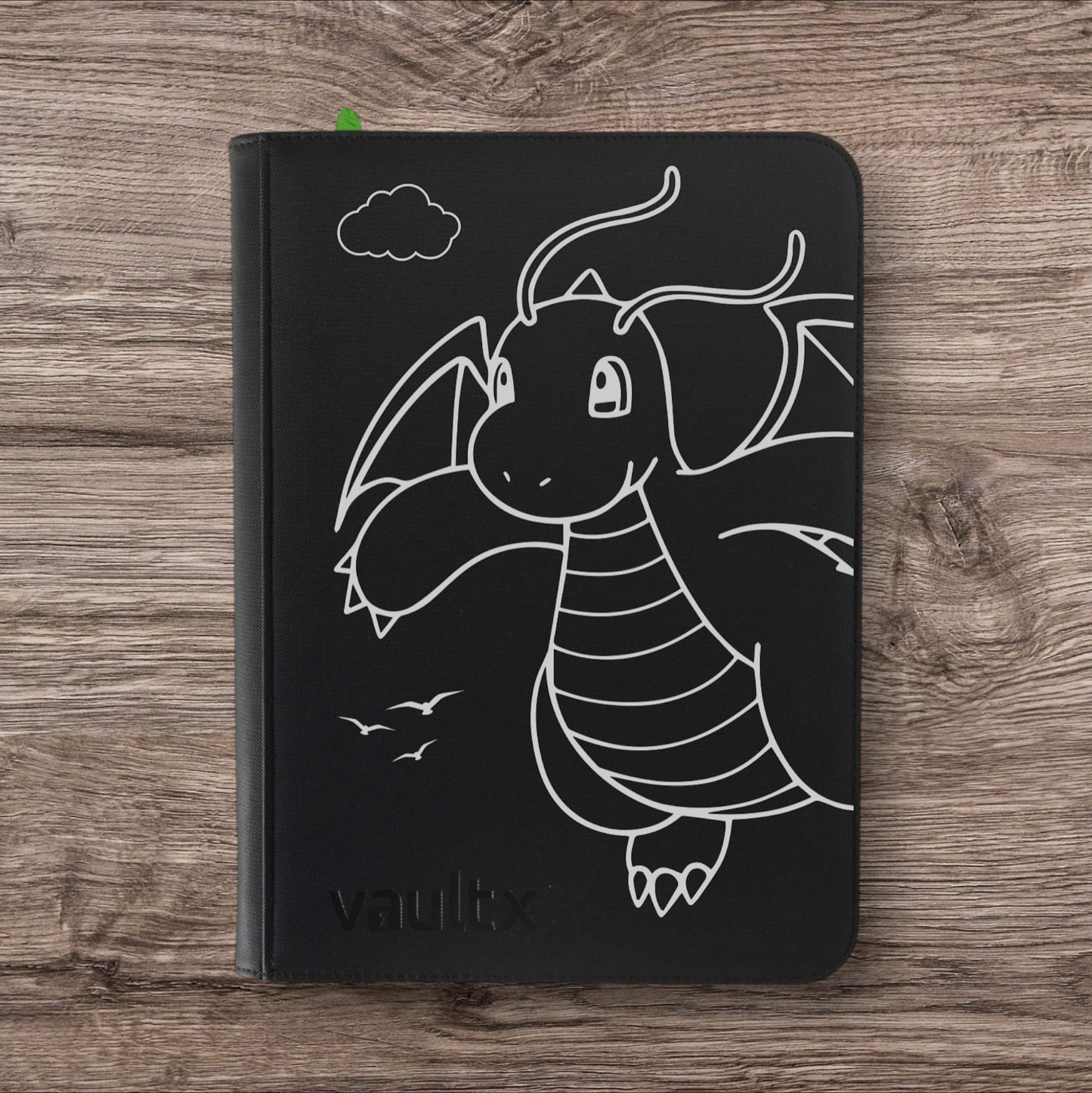 Custom Made Mintkeeper 9 Pocket Black Toploader Binder / Folder for TCG collection – Dragonite