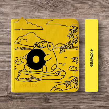 Custom Made Vault X 12 Pocket XL Yellow Zip Binder / Folder for TCG collection – Bellibolt