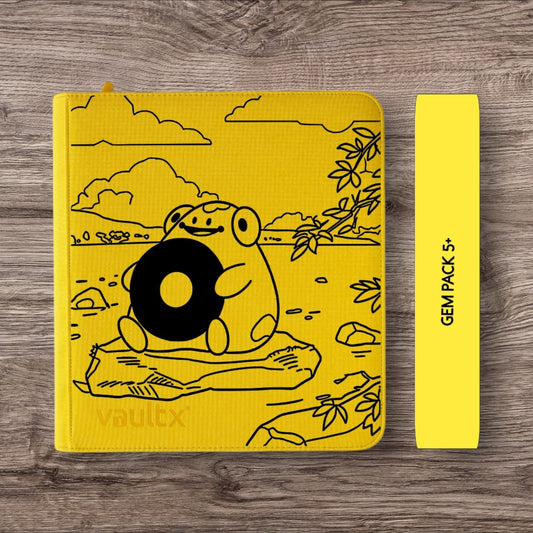 Custom Made Vault X 12 Pocket XL Yellow Zip Binder / Folder for TCG collection – Bellibolt