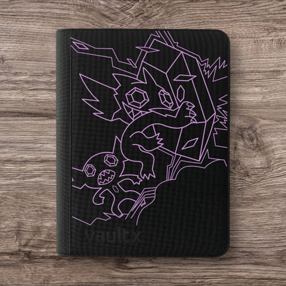 Custom Made Vault X 9 Pocket Black Zip Binder / Folder for TCG collection – Sableye