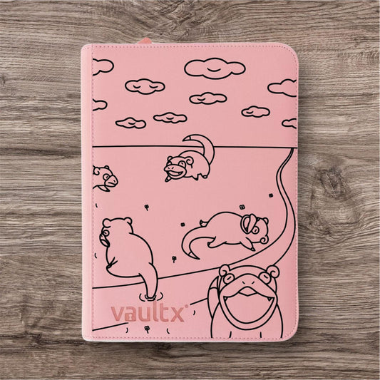 Custom Made Vault X 9 Pocket Pink Zip Binder / Folder for TCG collection – Slowpoke