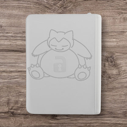 Custom Made Vault X 9 Pocket White & Holographic Edition Zip Binder / Folder for TCG collection – 151 Mew Edition