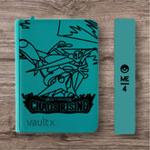 Custom Made Vault X 9 Pocket Teal Zip Binder / Folder for TCG collection – Chaos Rising