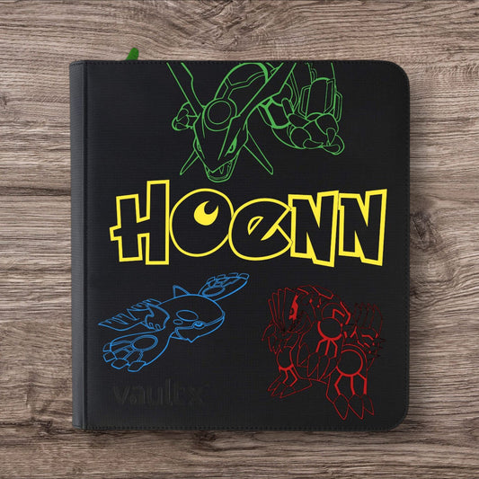Custom Made Mintkeeper 9 Pocket Black Toploader Binder / Folder for TCG collection – Hoenn