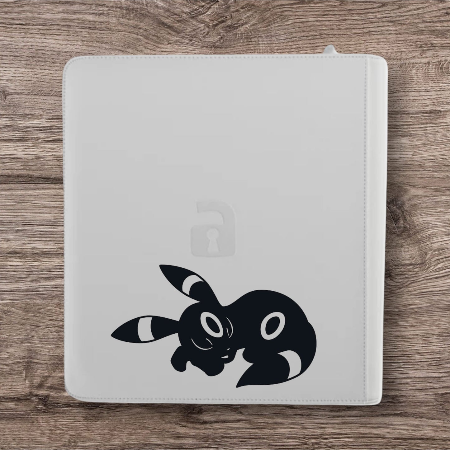 Custom Made Vault X 12 Pocket White Edition Zip Binder / Folder for TCG collection – Umbreon