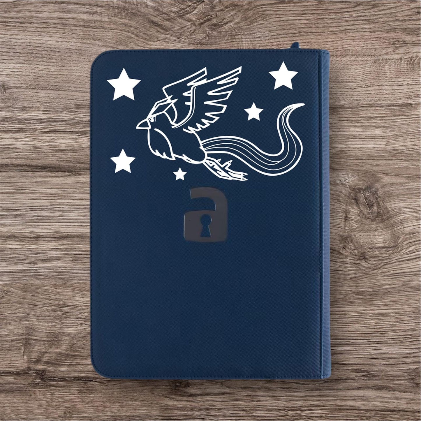 Custom Made Vault X 9 Pocket Blue Zip Binder / Folder for TCG collection – Platinum Supreme Victors