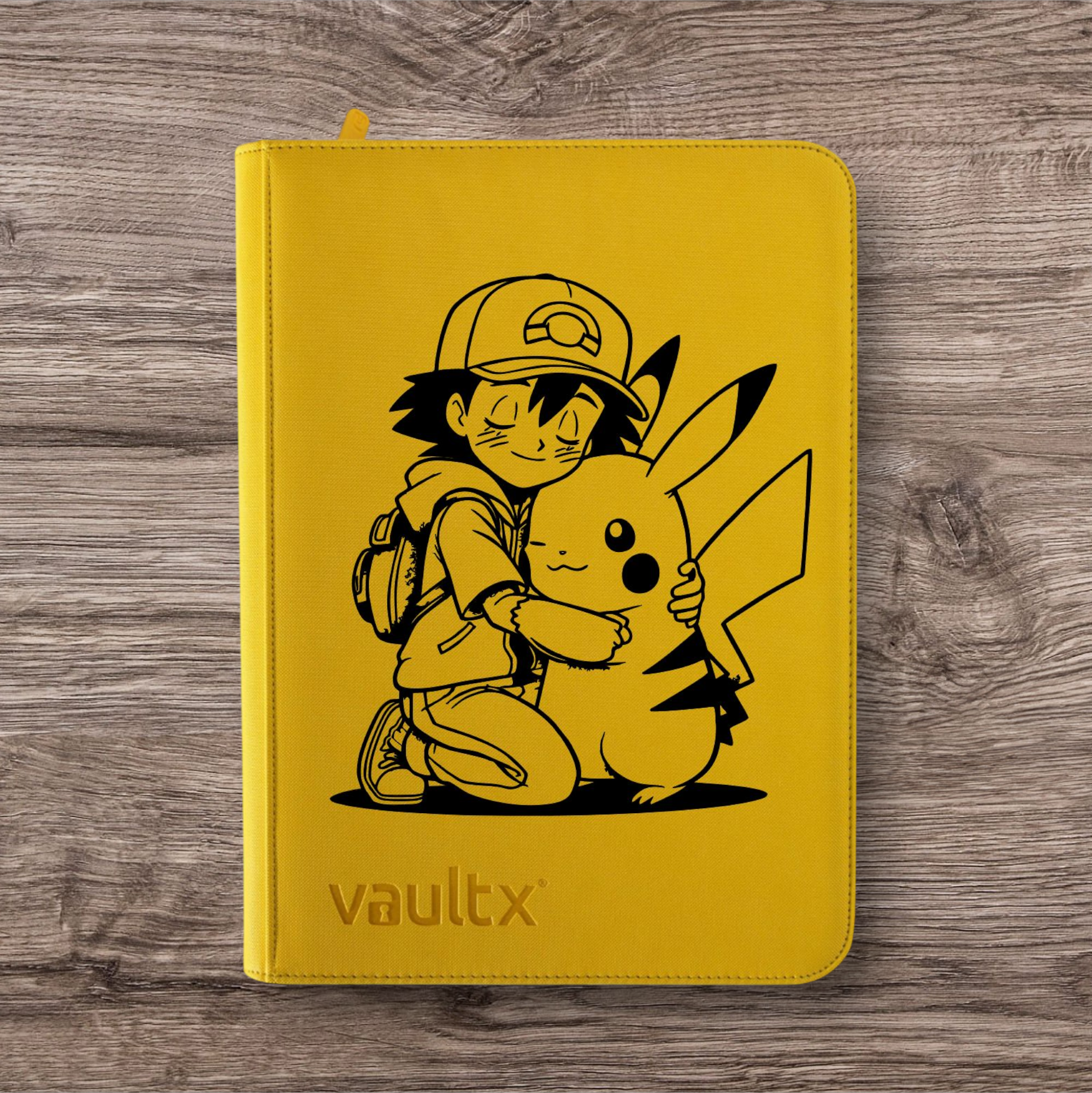 Custom Made Vault X 9 Pocket Yellow Binder / Folder for TCG collection ...