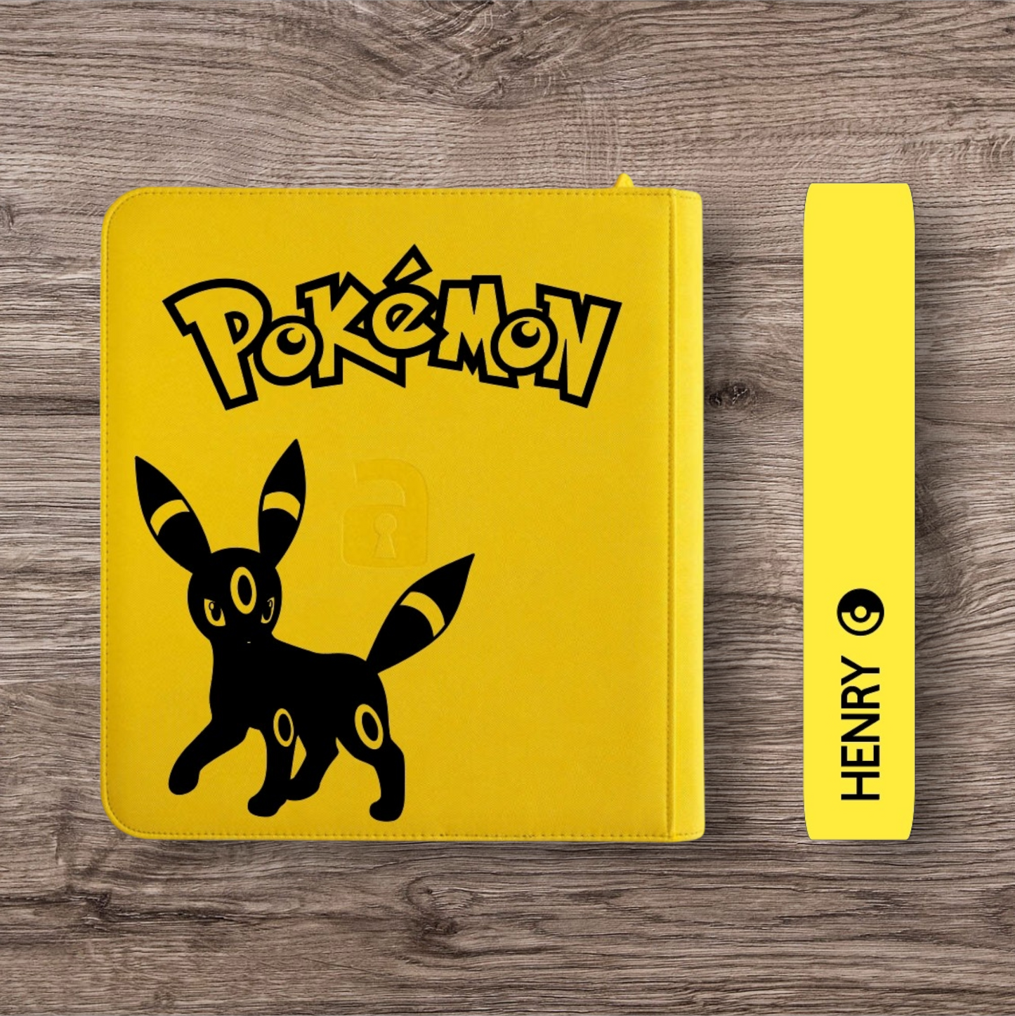 Custom Made Vault X 12 Pocket XL Yellow Zip Binder / Folder for TCG collection – Temporal Forces