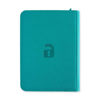 Custom Made Vault X 9 Pocket Ocean Blue Zip Binder / Folder for TCG collection – Silver Tempest Lugia Edition