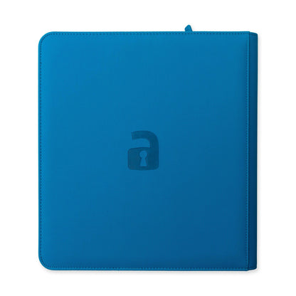 Custom Made Vault X 12 Pocket Neon Blue Zip Binder / Folder for TCG collection – Paldean Fates Bubble Mew Edition