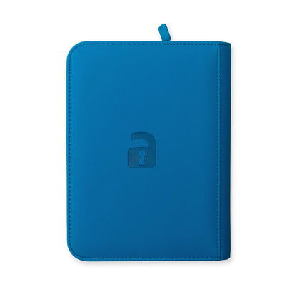 Custom Made Vault X 4 Pocket Neon Blue Zip Binder / Folder for TCG collection – Riolu