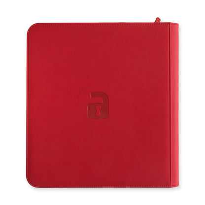 Custom Made Vault X 12 Pocket Red Zip Binder / Folder for TCG collection – Destined Rivals Nidoking & Giovanni Edition