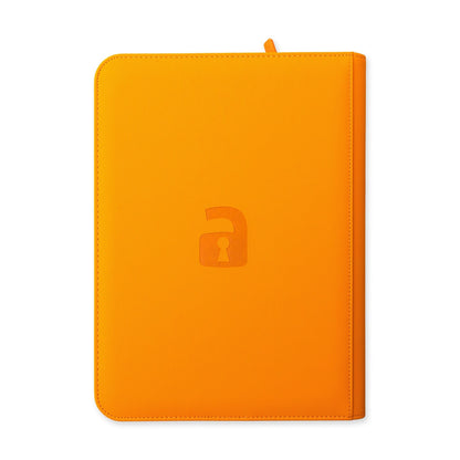 Custom Made Vault X 9 Pocket Neon Orange Zip Binder / Folder for TCG collection – Trick or Trade Halloween Mimikyu Edition