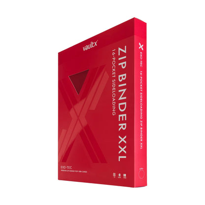 Custom Made Vault X 16 Pocket XXL Red Zip Binder / Folder for TCG collection – Pokedex