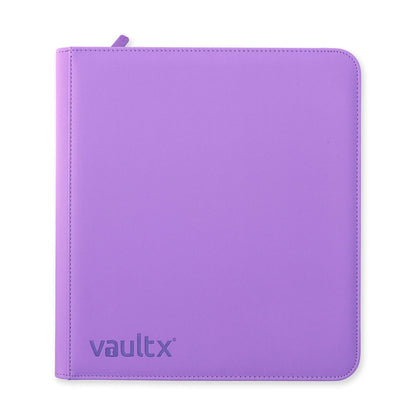 Custom Made Vault X 12 Pocket Purple Zip Binder / Folder for TCG collection - Special Edition Set number