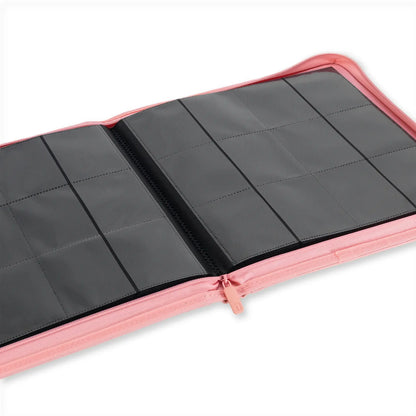 Custom Made Vault X 12 Pocket Pink Zip Binder / Folder for TCG collection – Journey Together Iono and Bellibolt Edition