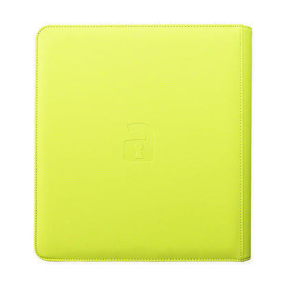 Custom Made Vault X 12 Pocket Neon Yellow Zip Binder / Folder for TCG collection – Ascended Heroes Pikachu Edition