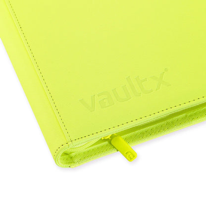 Custom Made Vault X 12 Pocket Neon Yellow Zip Binder / Folder for TCG collection – Ascended Heroes Pikachu Edition