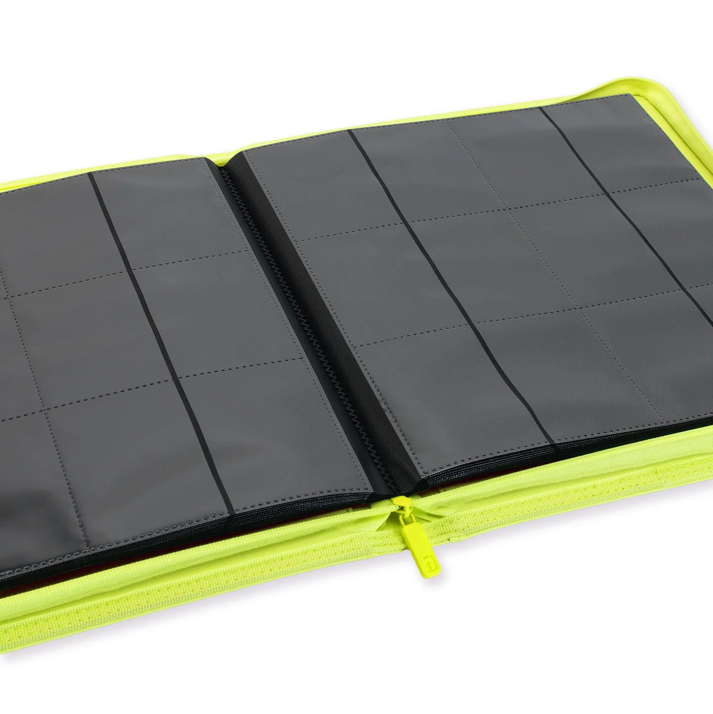 Custom Made Vault X 12 Pocket Neon Yellow Zip Binder / Folder for TCG collection – Ascended Heroes Pikachu Edition