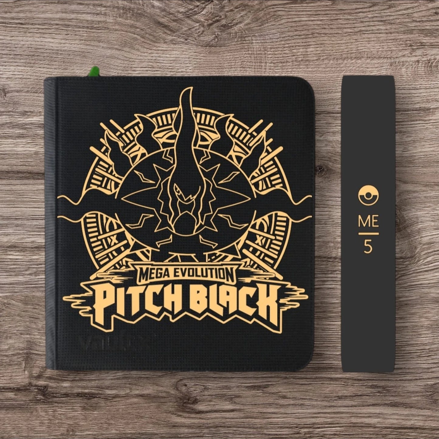 Custom Made Vault X 12 Pocket Black Zip Binder / Folder for TCG collection – Pitch Black
