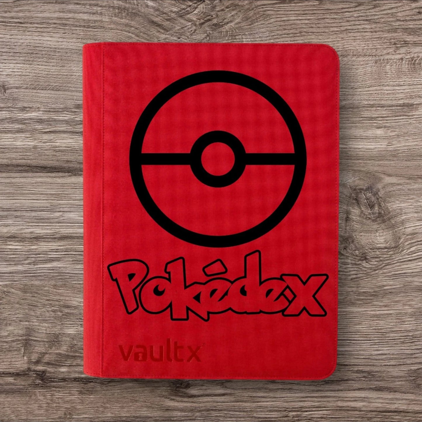 Custom Made Vault X 16 Pocket XXL Red Zip Binder / Folder for TCG collection – Pokedex