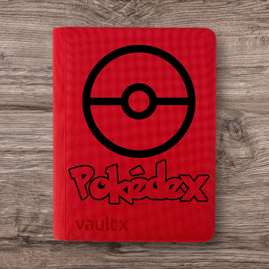 Custom Made Vault X 16 Pocket XXL Red Zip Binder / Folder for TCG collection – Pokedex