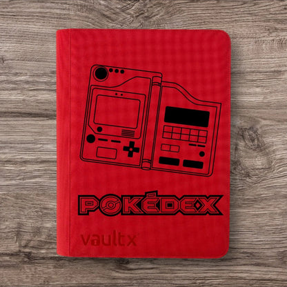 Custom Made Vault X 16 Pocket XXL Red Zip Binder / Folder for TCG collection – Pokedex