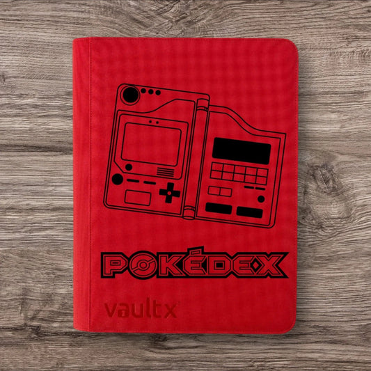 Custom Made Vault X 16 Pocket XXL Red Zip Binder / Folder for TCG collection – Pokedex