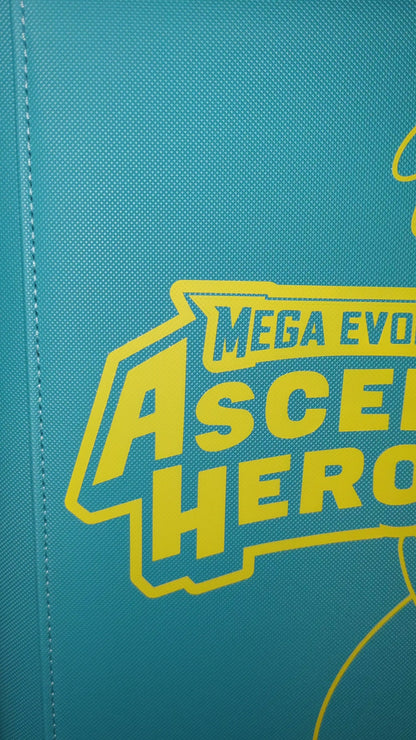 Custom Made Vault X 12 Pocket Oceon Blue Zip Binder / Folder for TCG collection – Ascended Heroes Mega Dragonite