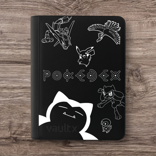 Custom Made Vault X 16 Pocket XXL Black Zip Binder / Folder for TCG collection – Pokedex