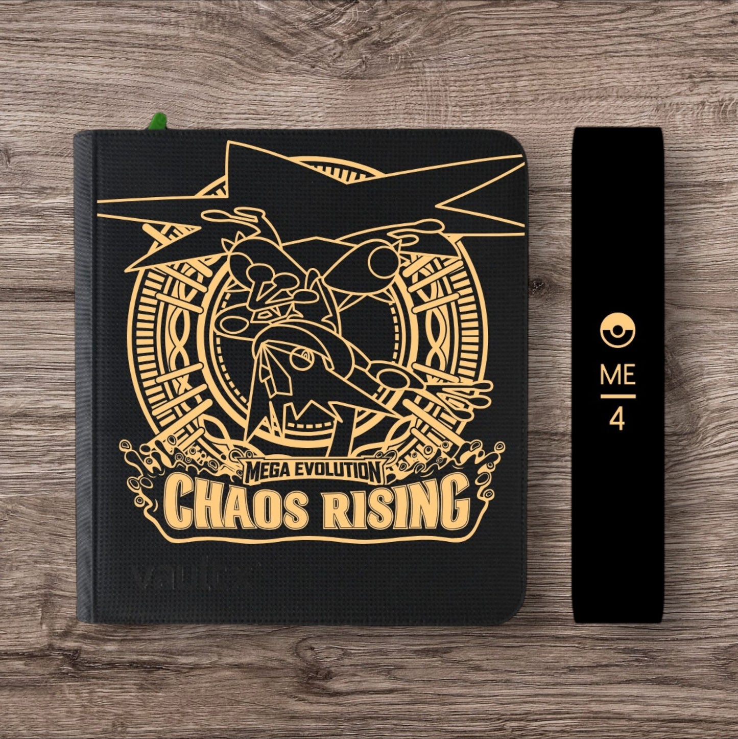 Custom Made Vault X 12 Pocket Black Zip Binder / Folder for TCG collection – Chaos Rising