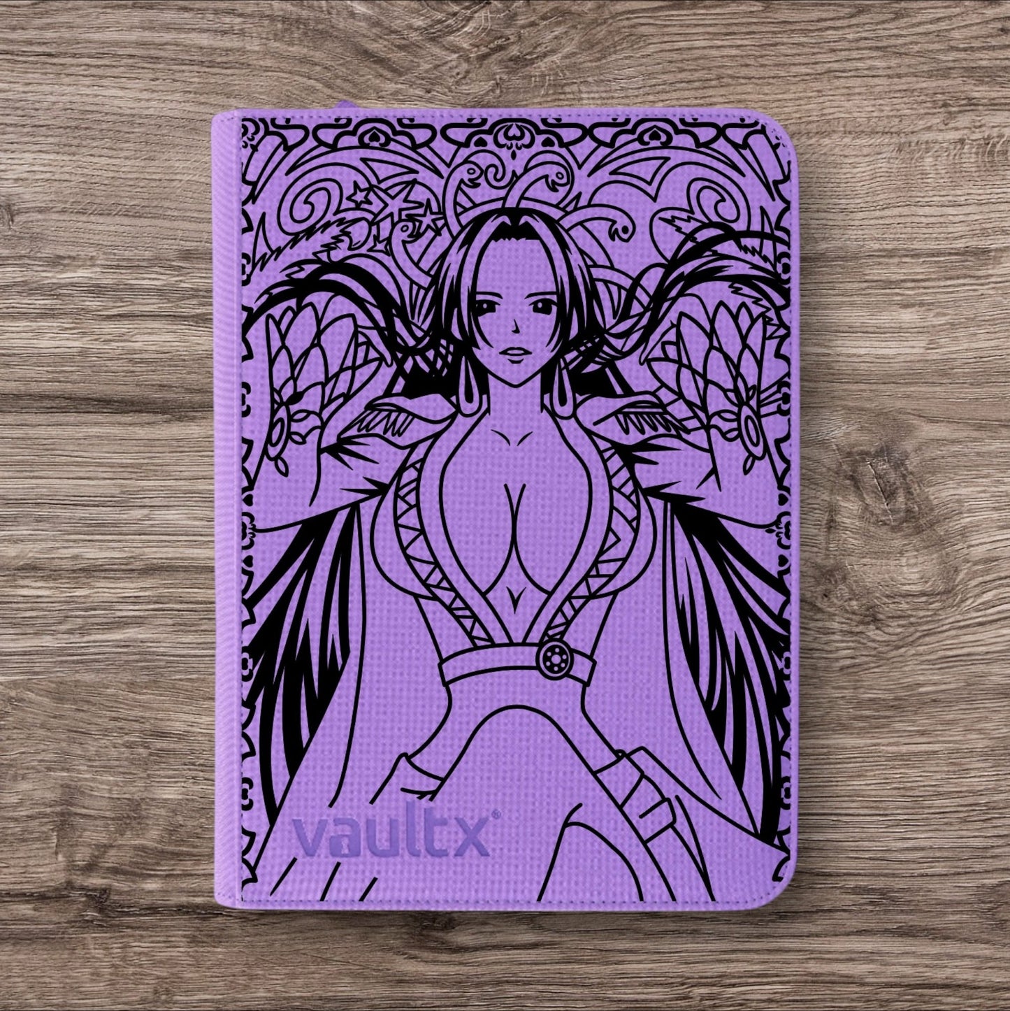 Custom Made Vault X 9 Pocket Purple Zip Binder / Folder for TCG collection – One Piece Boa