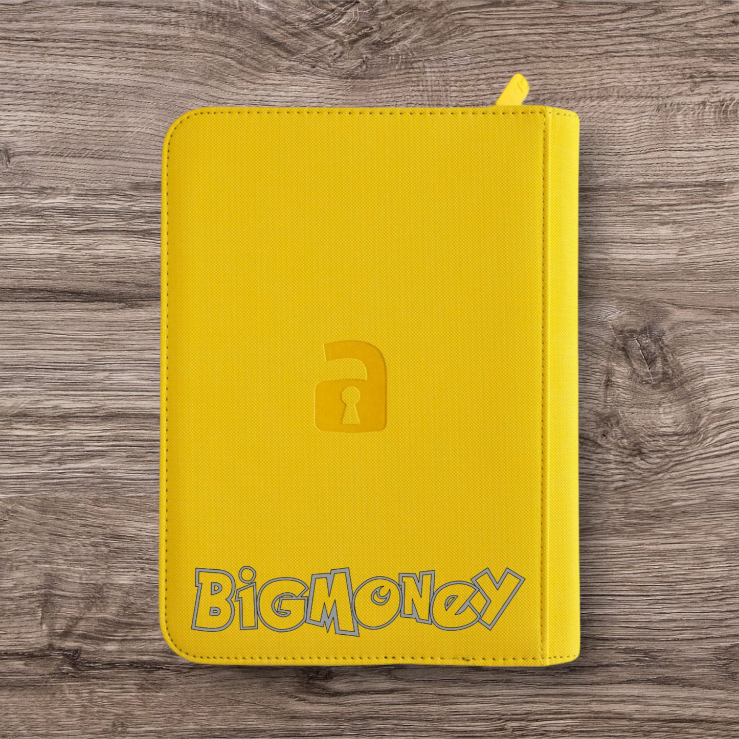 Custom Made Vault X 9 Pocket Yellow Holographic Zip Binder / Folder for TCG collection – Dragonite