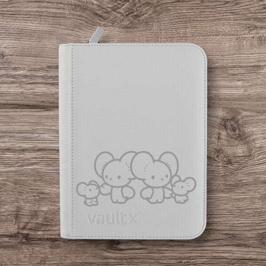 Custom Made Vault X 9 Pocket White Edition Zip Binder / Folder for TCG collection – Maushold