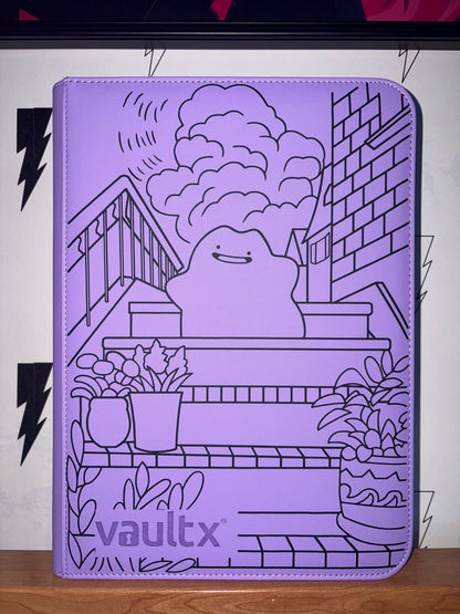 Custom Made Vault X 9 Pocket Purple Zip Binder / Folder for TCG collection – Ditto